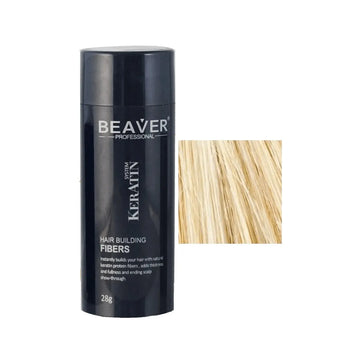 Beaver keratiini hiustenrakennuskuidut - Blonde (28 gr) Beaver keratin hair building fibers - Blonde (28 gr) - Hairgivers
