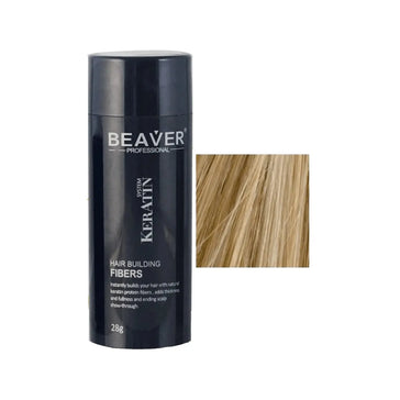 Beaver keratin hårbyggande fibrer - Medium blond (28 gr) Beaver keratin hair building fibers - Medium blonde (28 gr) - Hairgivers