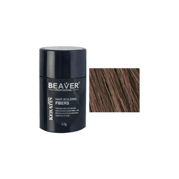 Beaver keratin hårbyggande fibrer - Medium brun (12 gr) Beaver keratin hair building fibers - Medium brown (12 gr) - Hairgivers