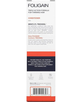 Foligain condicionador homem (236 ml) Foligain conditioner men (236 ml) - Hairgivers