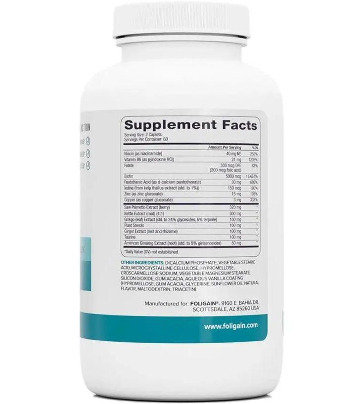 Foligain hair growth capsules (120 capsules) - Hairgivers