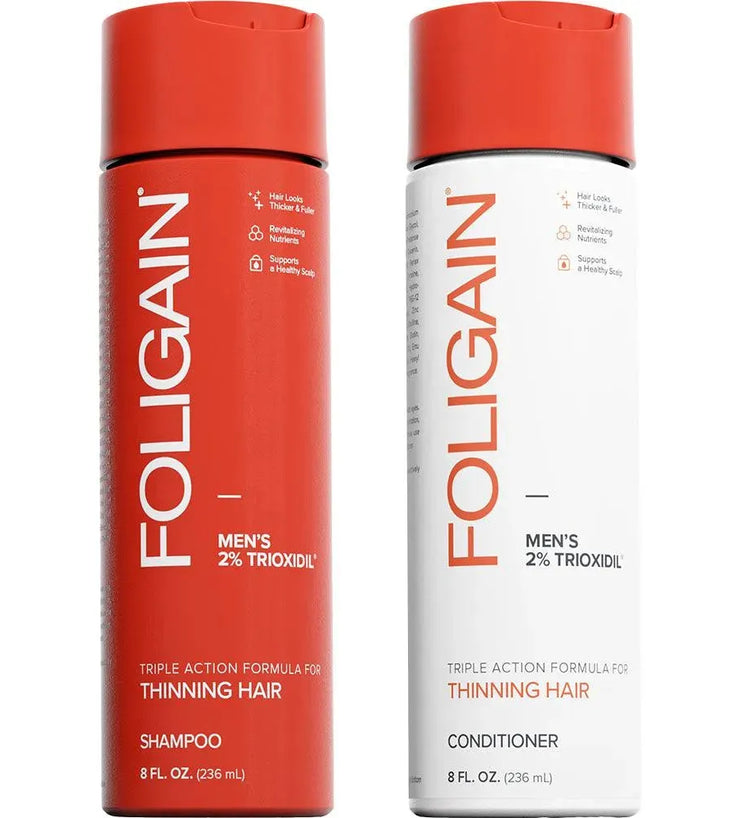 Foligain hair loss shampoo + conditioner men (236 ml) - Hairgivers