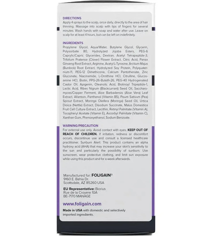 Foligain lotion women (10% Trioxidil) - Hairgivers