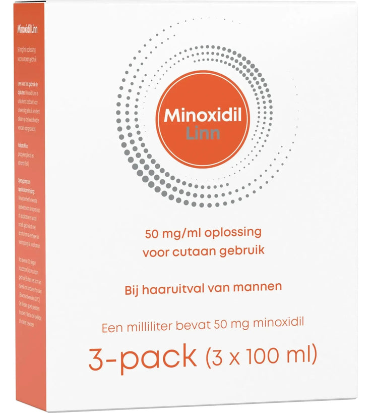 Linn Minoxidil 5% spray 3-pack (3x100 ml) - Hairgivers