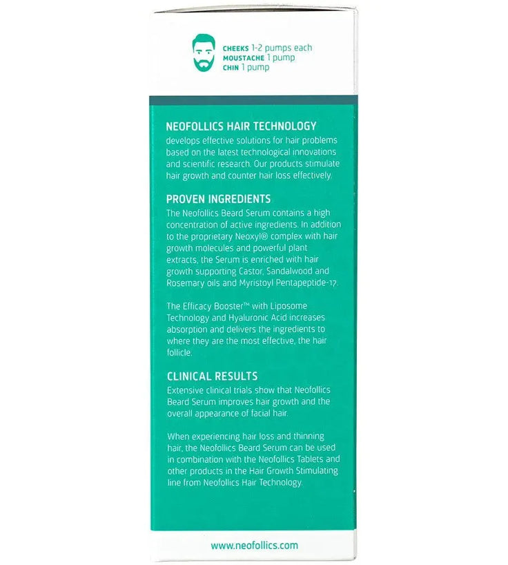 Neofollics beard growth serum (7% Neoxyl) - Hairgivers