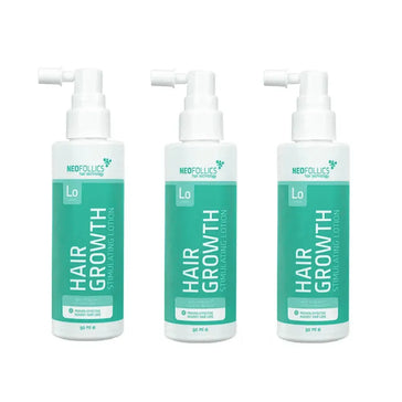 Lotion contre la chute des cheveux Neofollics (7% Neoxyl) paquet de 3 Neofollics hair growth lotion 3-pack (7% Neoxyl) - Hairgivers