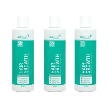 Shampooing Neofollics antichute cheveux, paquet de 3 (3x250 ml) Neofollics hair growth shampoo 3-pack (3x250 ml) - Hairgivers