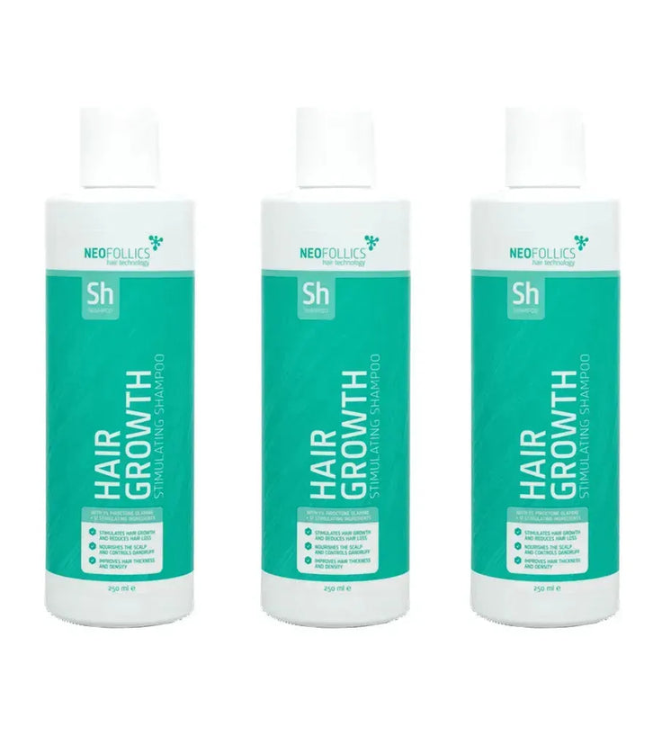 Neofollics hair growth shampoo 3-pack (3x250 ml) - Hairgivers