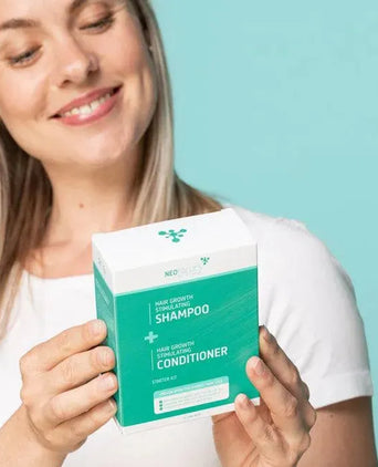Neofollics champú para el crecimiento del cabello + acondicionador kit de inicio Neofollics hair growth shampoo + conditioner starter kit - Hairgivers