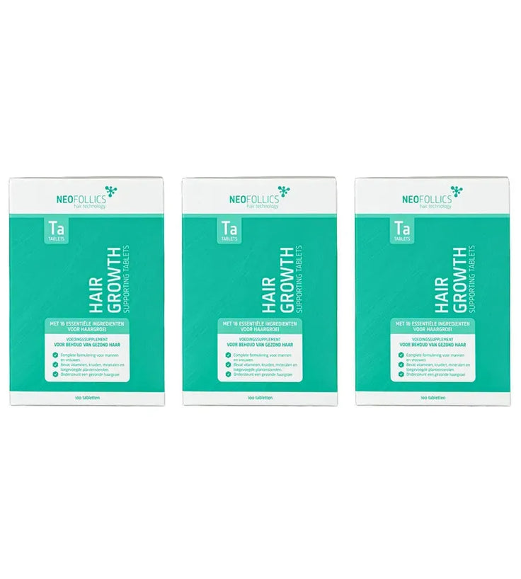 Neofollics hair growth tablets 3-pack - Hairgivers