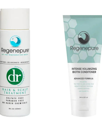 Confezione combinata di balsamo Regenepure DR + Biotina Regenepure DR + Biotin conditioner combination pack - Hairgivers