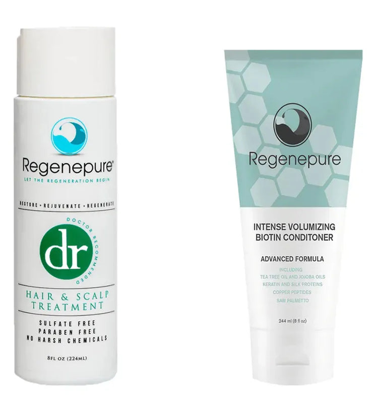 Regenepure DR + Biotin conditioner combination pack - Hairgivers