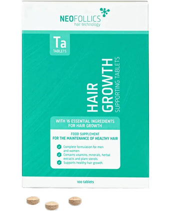 Neofollics Comprimidos e Veta Champô + Amaciador Treatment for early female hereditary hair loss - Hairgivers