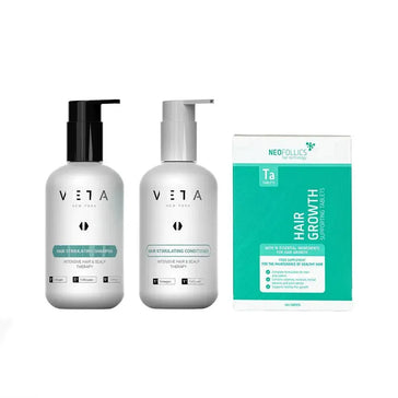 Neofollics Tablets & Veta Shampoo + Conditioner Treatment for early female hereditary hair loss - Hairgivers