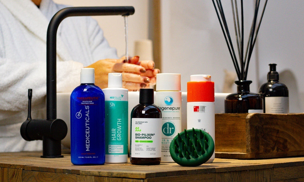 Quale shampoo è più adatto a voi? Shampoo Regenepure DR vs. Revita vs. Neofollics