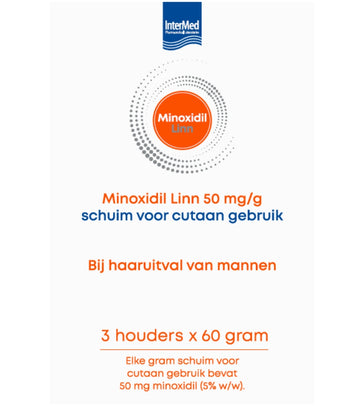 Linn Minoxidil 5% schiuma confezione da 3 (3x60 gr)