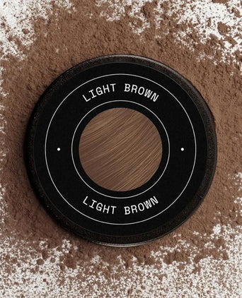 3x Keratain hair fibers + free Keratain pomade – Light brown (25 gr) - Hair Growth Specialist