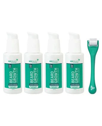 4x Neofollics beard growth serum + free beard roller - Hair Growth Specialist