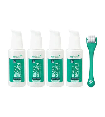4x Neofollics beard growth serum + free beard roller 4x Neofollics beard growth serum + free beard roller - Hairgivers