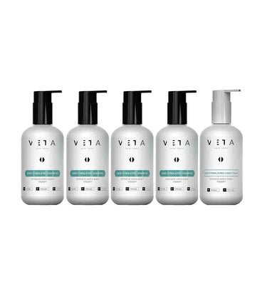 4x Veta shampoo + free conditioner - Hair Growth Specialist