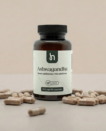 Hairgivers Ashwagandha-tillskott 500 mg | 60 kapslar (vegan)
