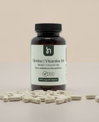 Hairgivers Biotin-tillskott 1000 mcg | 60 kapslar (Vitamin B7)