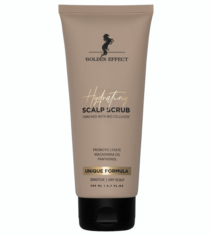 Golden Effect Hydrating Scrub for hodebunnen
