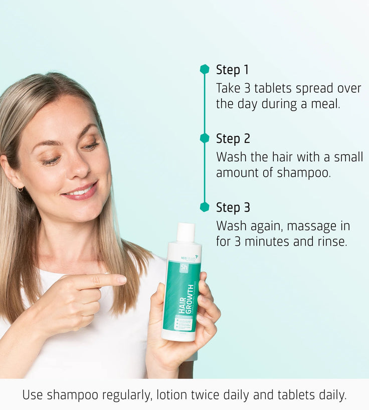 Neofollics Shampoo + Siero + Compresse