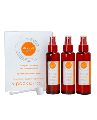 Linn Minoxidil 5% spray paquet de 3 (3x100 ml)