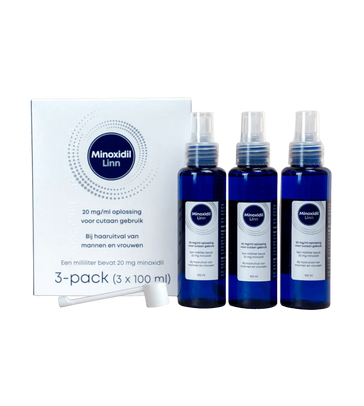 Linn Minoxidil 2% spray pacote de 3 (3x100 ml) Linn Minoxidil 2% spray pacote de 3 (3x100 ml)
