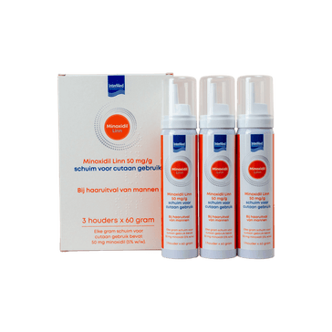 Linn Minoxidil 5% skum 3-pack (3x60 gr)