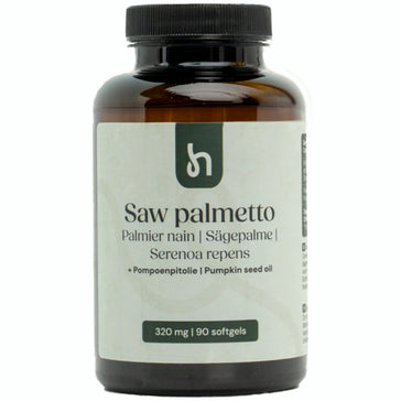Hairgivers Integratore di Saw palmetto 320 mg | 90 capsule (Serenoa repens)
