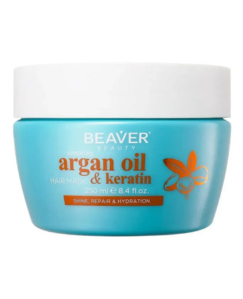 Beaver Argan Oil & Keratin repair hair mask (250 ml) - Hair Growth Specialist