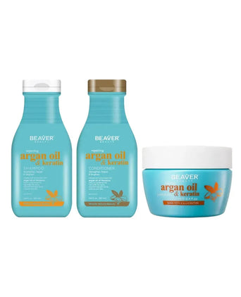 Beaver Argan Oil & Keratin repairing treatment - Hair Growth Specialist