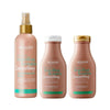 Protetor térmico + champô + amaciador de queratina Beaver Brazilian Keratin