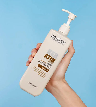 Beaver keratin shampoo (410 ml) - Hair Growth Specialist