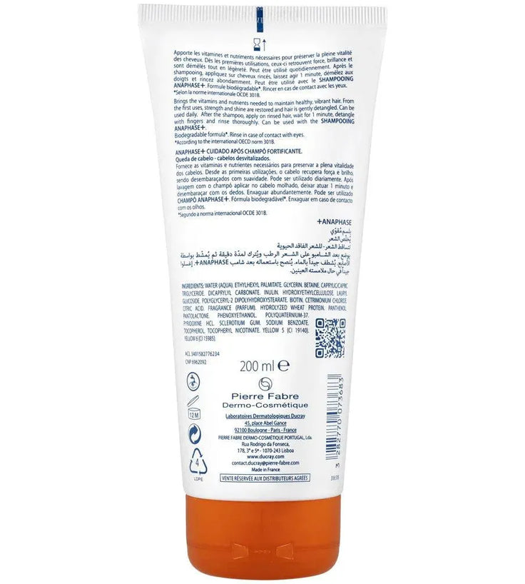 Ducray Anaphase+ shampoo + conditioner (200 ml) - Hairgivers