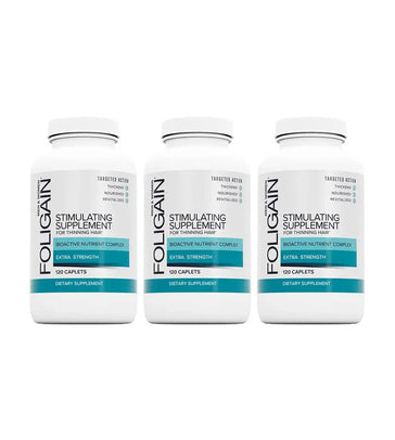 Foligain cápsulas para o crescimento do cabelo (embalagem com 3) Foligain hair growth capsules (3-pack) - Hairgivers