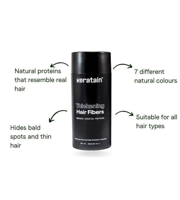 Keratain hair fibers (25 gr) - Hair Growth Specialist