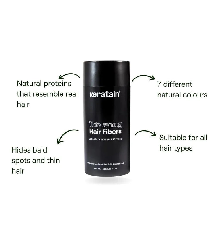Keratain hair fibers (25 gr) - Hairgivers