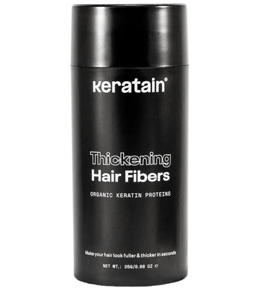 Keratain hair fibers – Black (25 gr) - Hair Growth Specialist