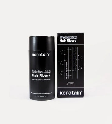 Keratain hair fibers – Black (25 gr) - Hair Growth Specialist