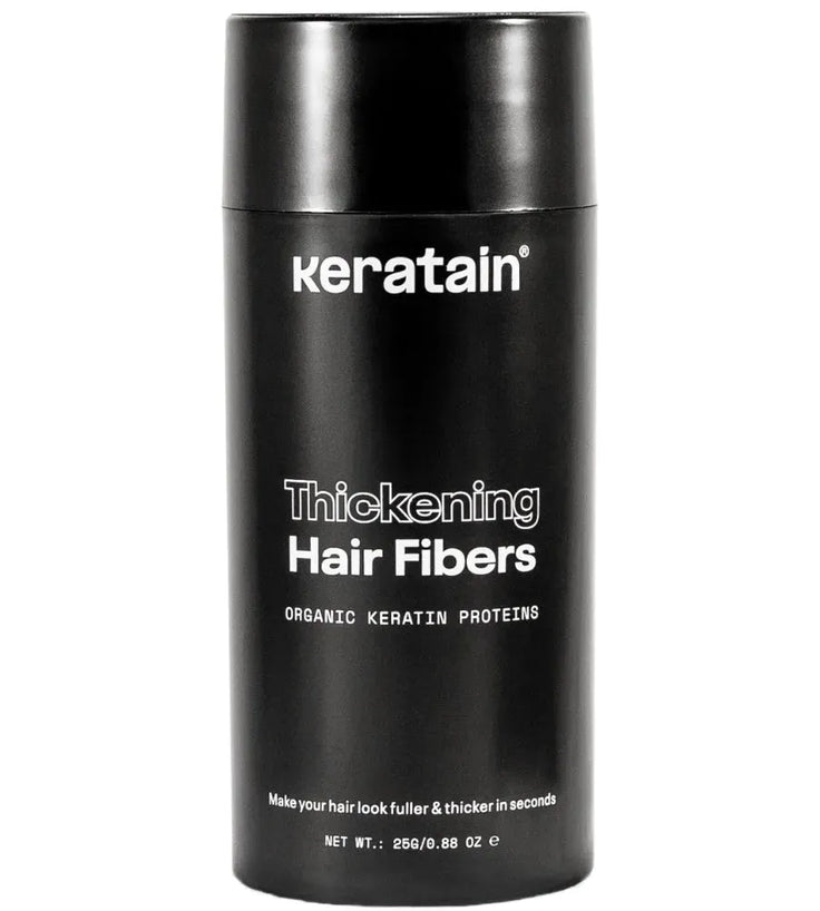 Keratain hair fibers – Black (25 gr) - Hairgivers