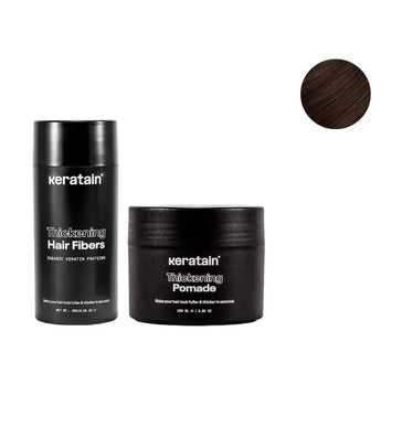 Keratain pomade + Keratain hair fibers – Dark brown (25 gr) - Hair Growth Specialist