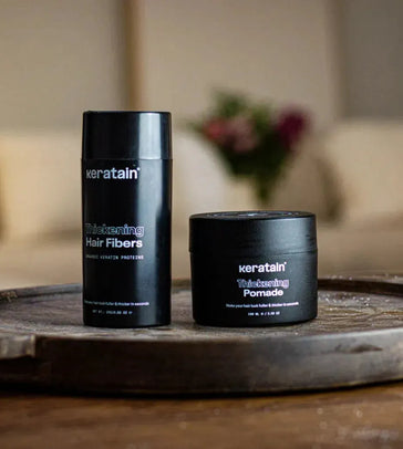 Keratain pomade + Keratain hair fibers - Hair Growth Specialist