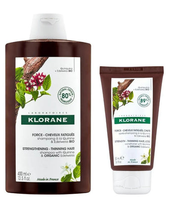 Klorane anti-hair loss shampoo + conditioner - Hair Growth Specialist