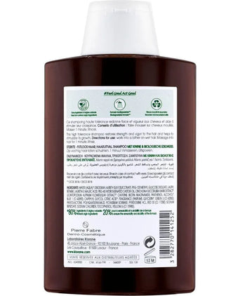 Klorane anti-hair loss shampoo Quinine/Edelweiss (200 ml) - Hair Growth Specialist