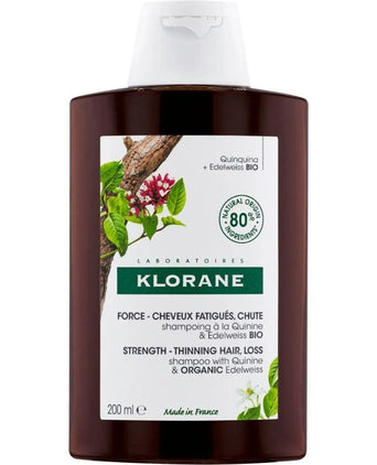 Klorane anti-hair loss shampoo Quinine/Edelweiss (200 ml) - Hair Growth Specialist