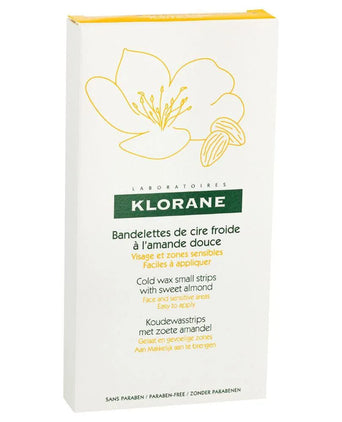 Klorane cold wax strips hair removal - face & sensitive areas - Hair Growth Specialist