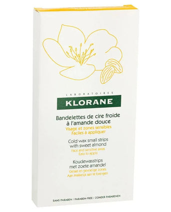 Klorane cold wax strips hair removal - face & sensitive areas - Hairgivers